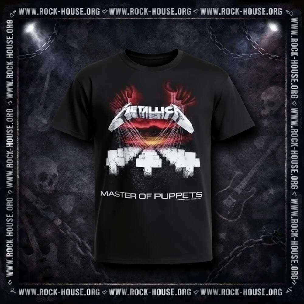 Футболка Metallica Master of Puppets | чёрная — фото товара