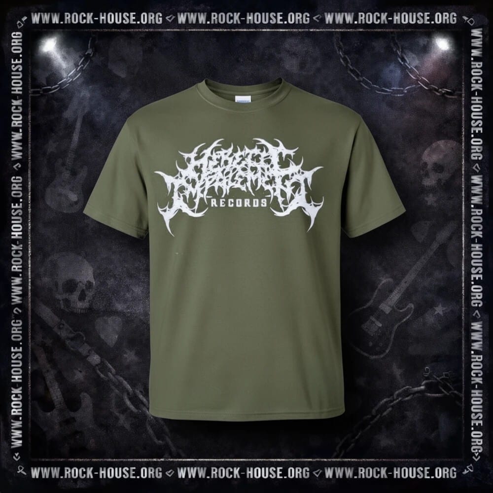 Футболка Heretic Impalement Records | цвет хаки — фото товара