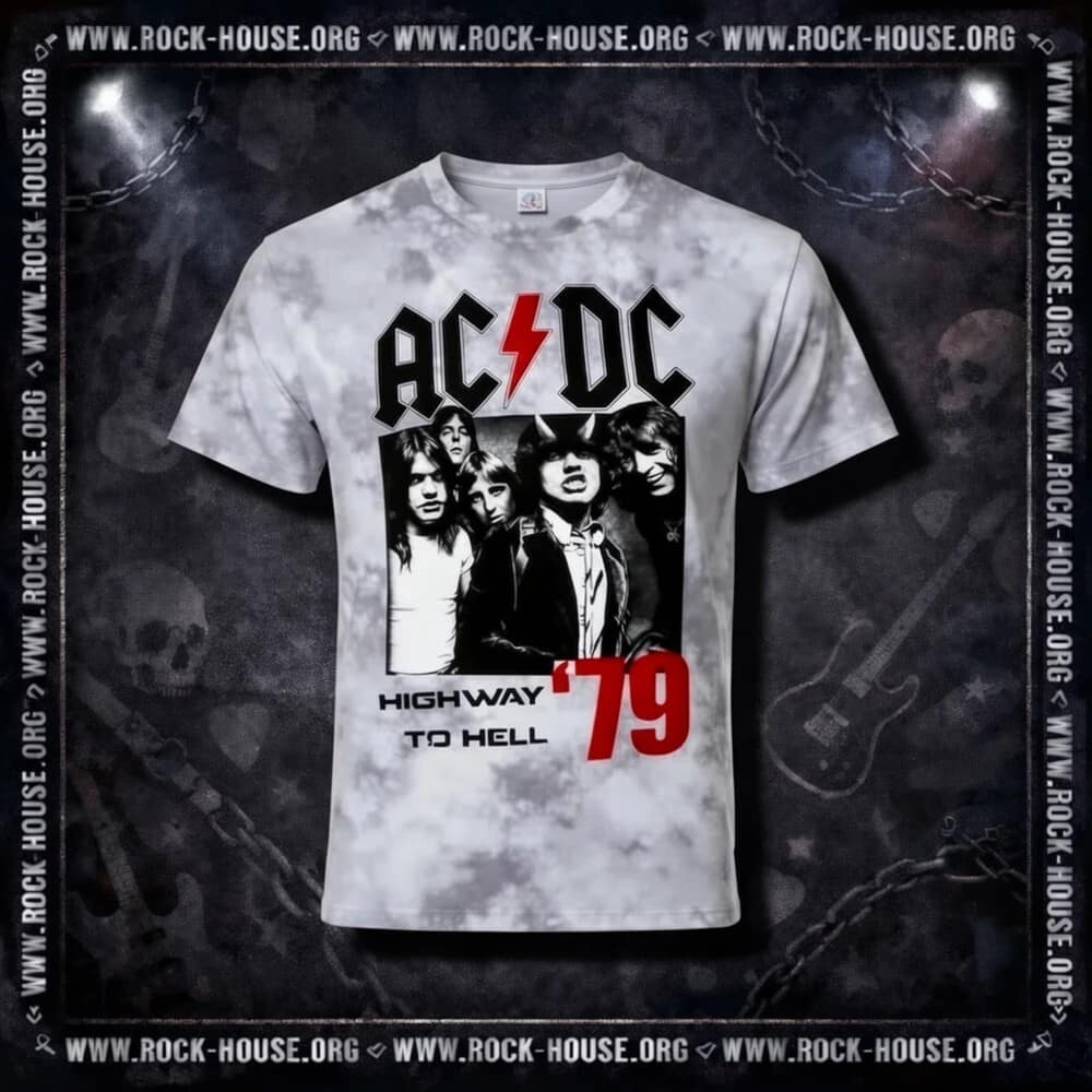 Футболка AC/DC Highway 79 | тай-дай — Футболки