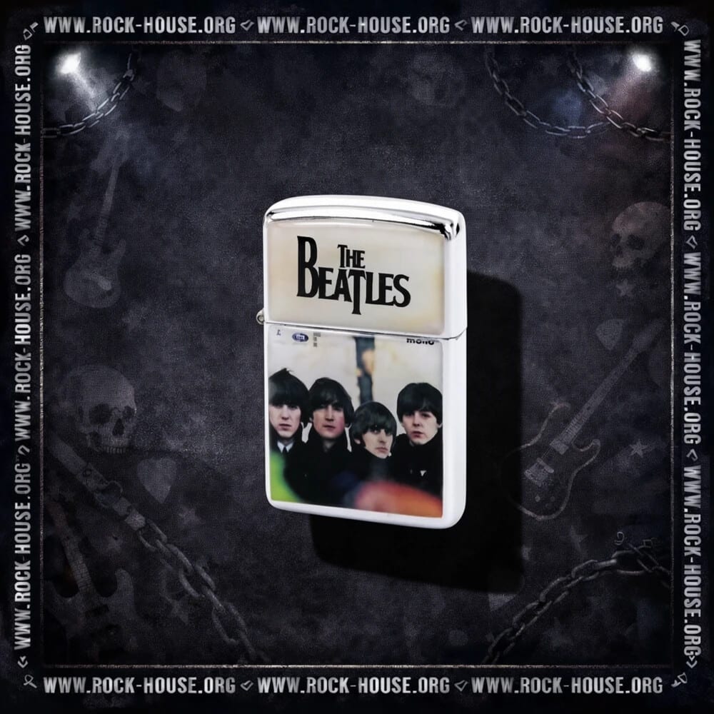 зажигалка сувенирная The Beatles | серая — фото товара