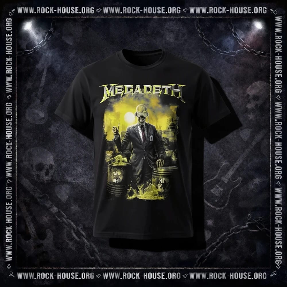 Футболка Megadeth — фото товара