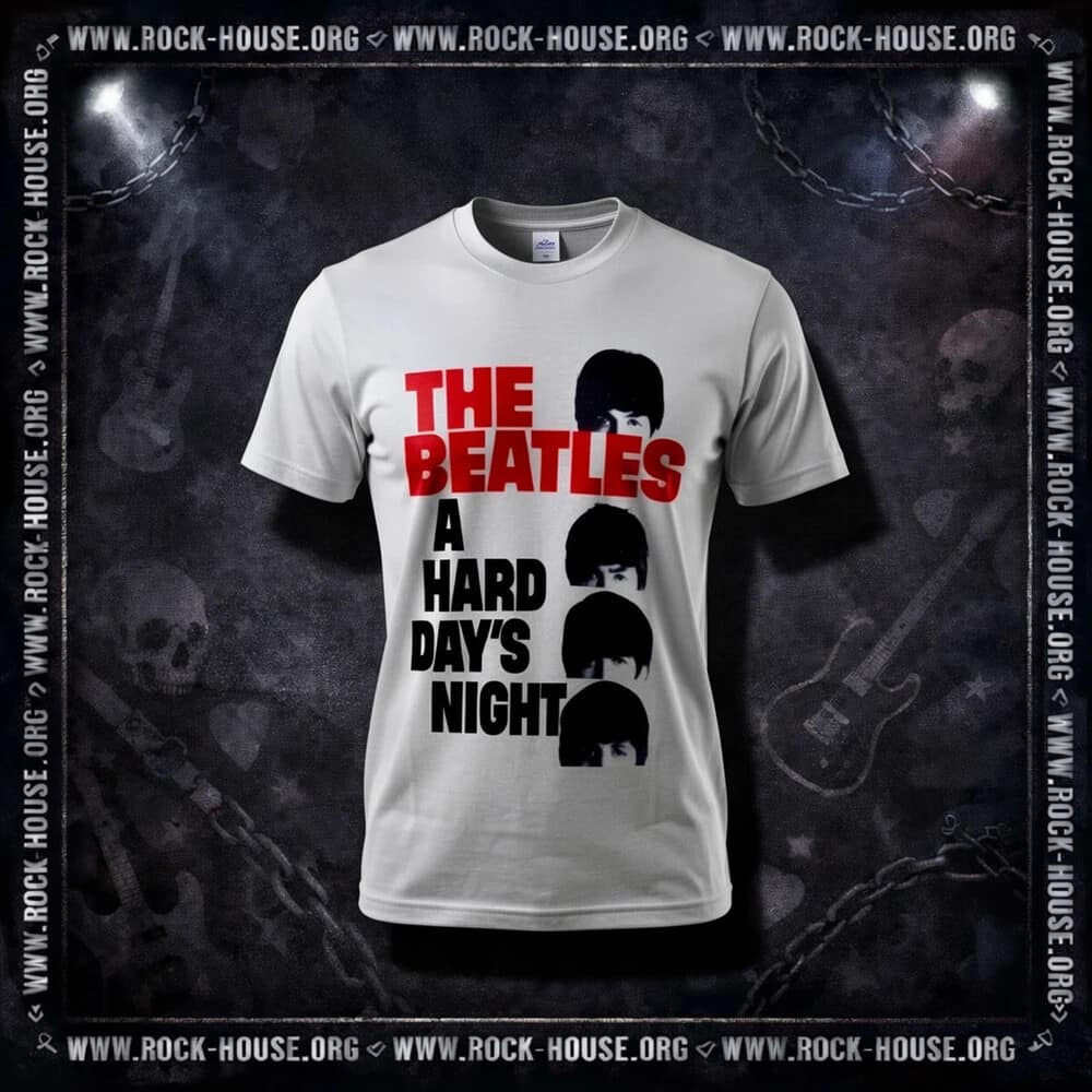 Футболка The Beatles A hard day`s night — Футболки