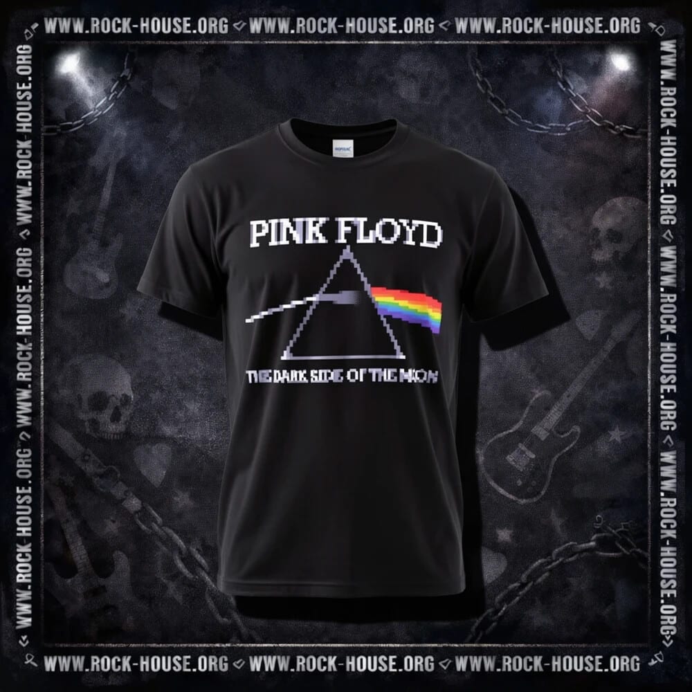 Футболка Pink Floyd The Dark Side of the Moon | пиксели — фото товара