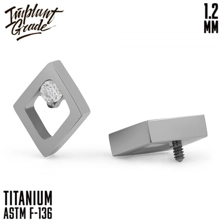 НАКРУТКА FRAME CRYSTAL IMPLANT GRADE 1.2 ММ ТИТАН — Накрутка внутр. резьба