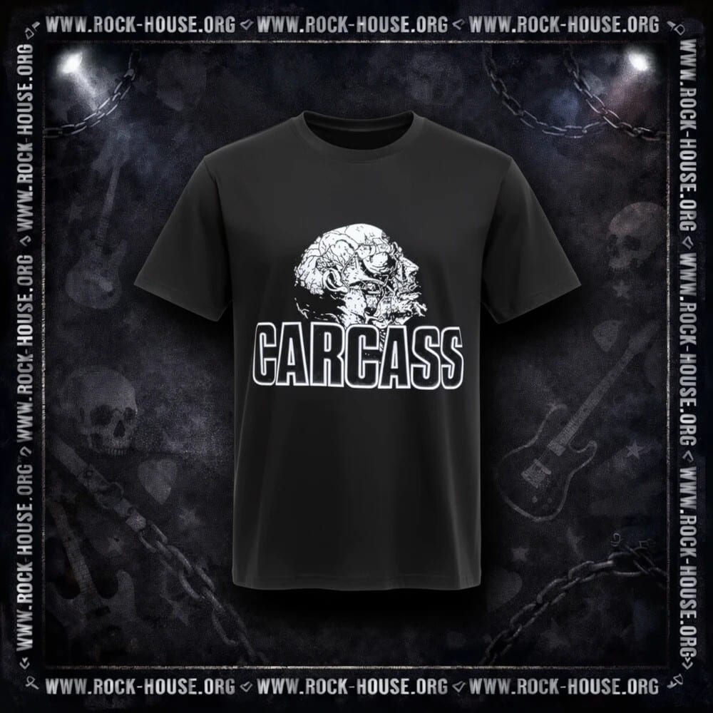 Футболка Carcass с логотипом — фото товара