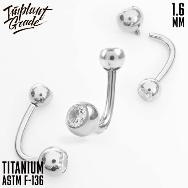 Банан J Implant Grade 1.6 мм титан — Банан