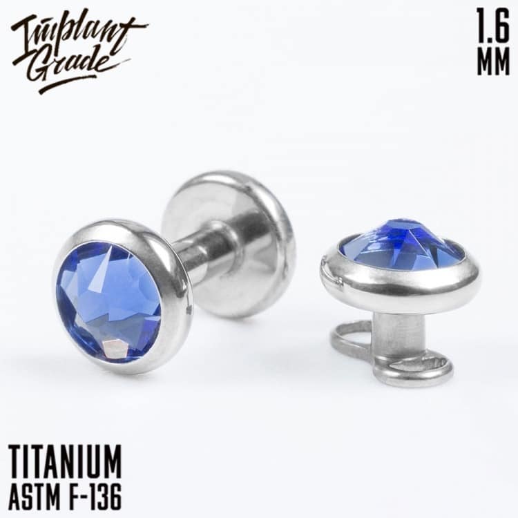 Накрутка Sapphire Implant Grade 1.6 мм титан — Накрутка внутр. резьба