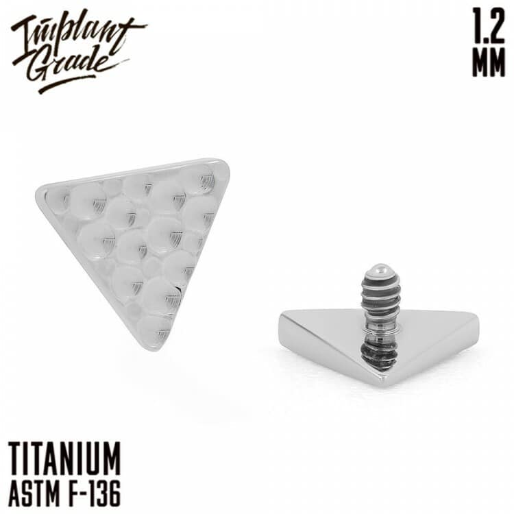 Накрутка Incused Triangle Implant Grade 1.2 мм титан — Накрутка внутр. резьба