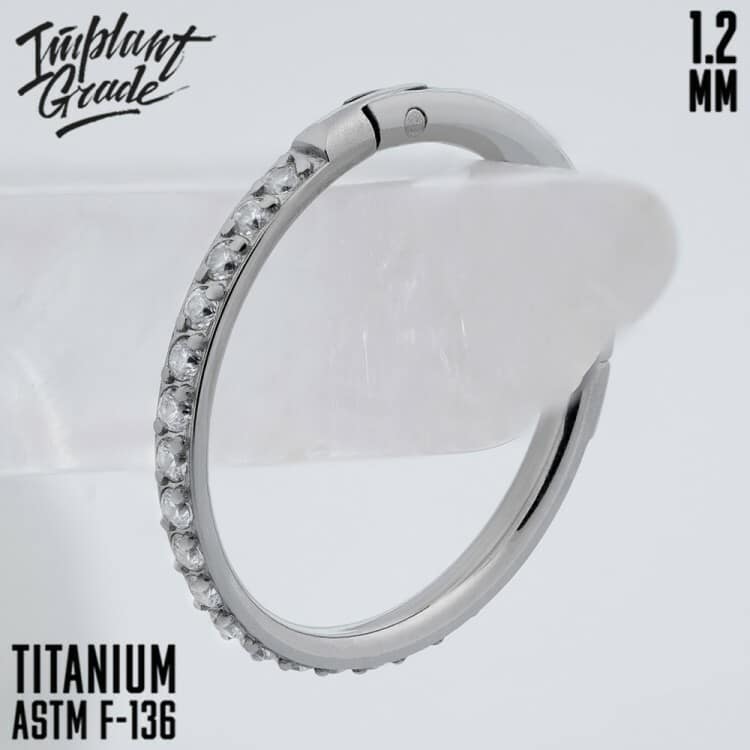 Кольцо-кликер Twilight Implant Grade 1.2 мм титан — Кольцо