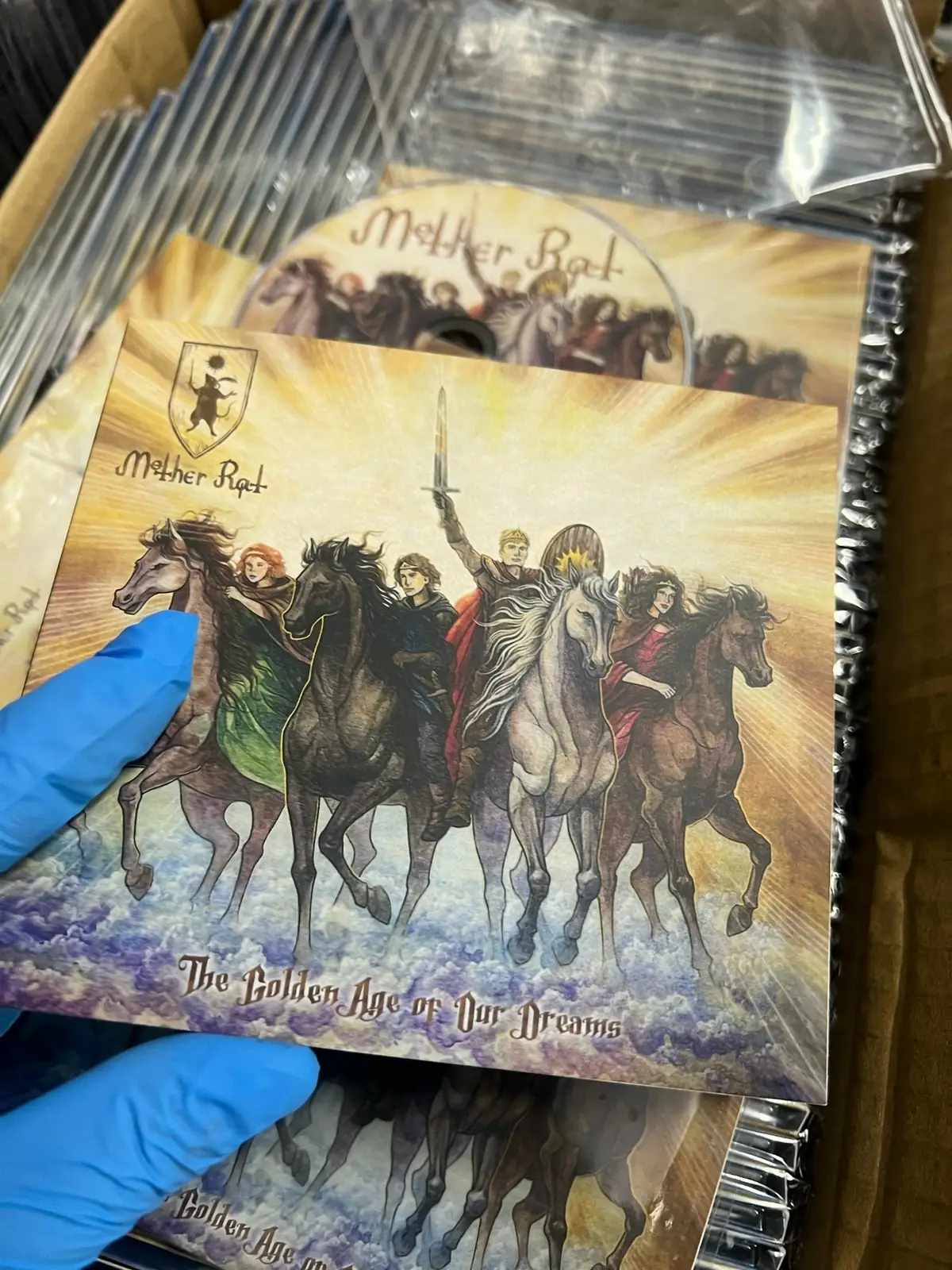 CD Mother Rat The Golden Age of Our Dream в формате digipak крупным планом
