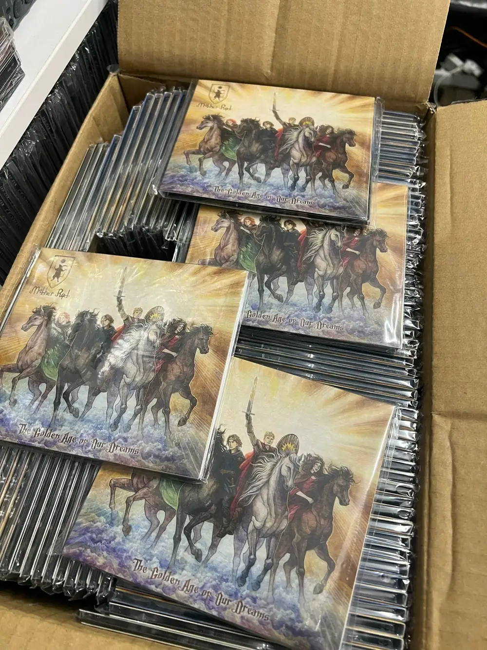 Тираж CD Mother Rat The Golden Age of Our Dream в упаковке